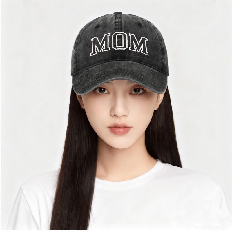 Cross-Border Embroidery Parent-Child Baseball Cap with Sun Protection