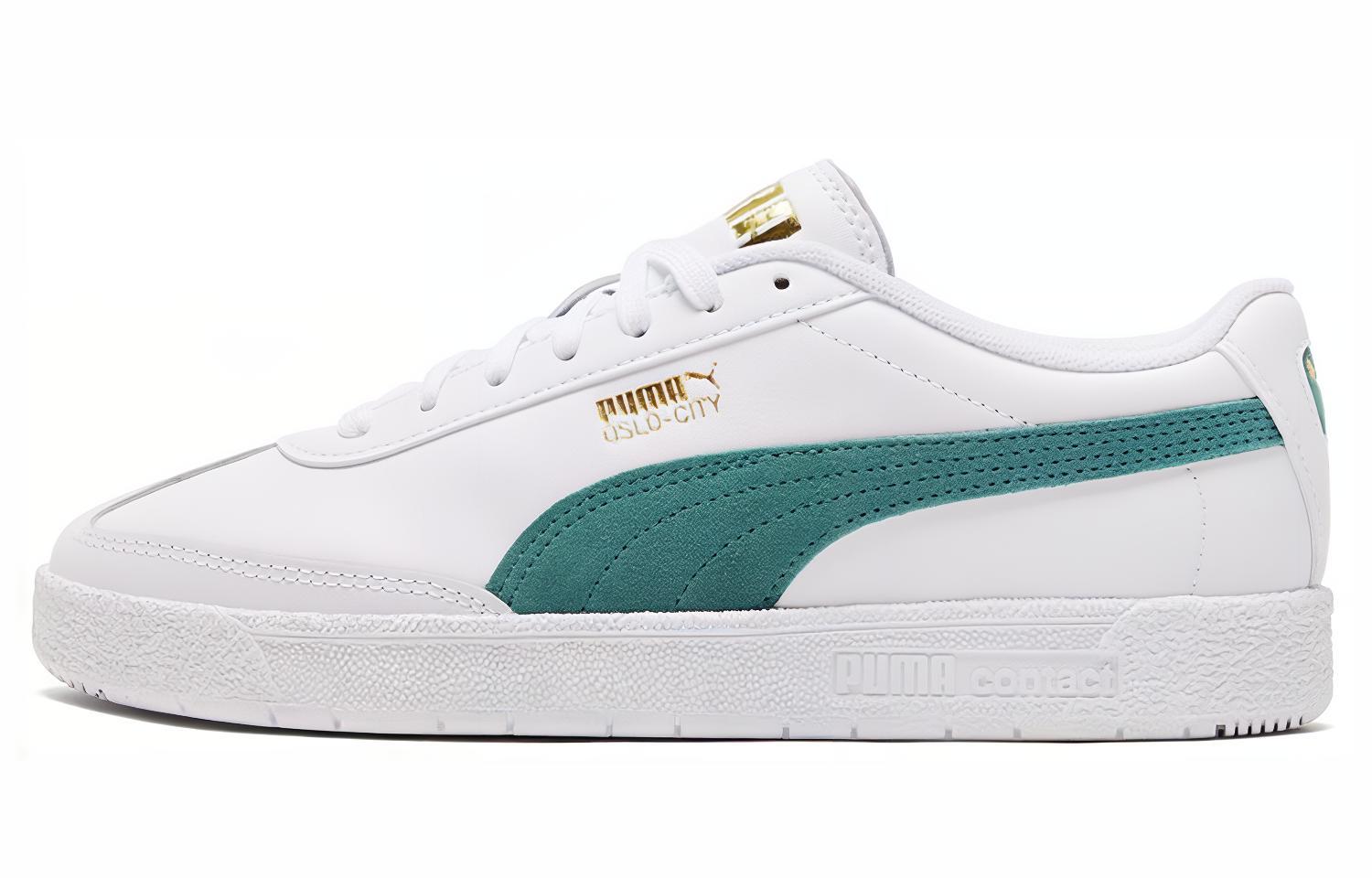 PUMA Oslo City Повседневные кеды-доски Белый/Зеленый 374976-04 44