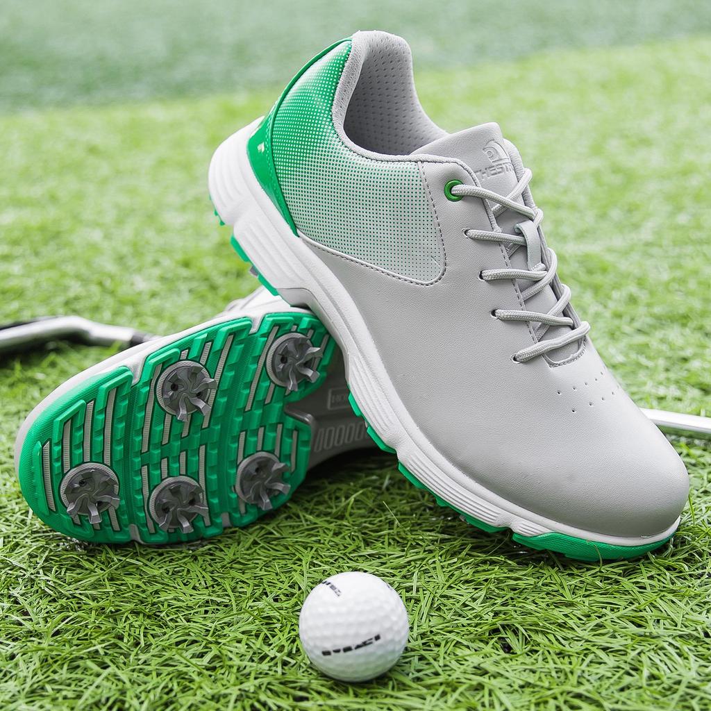 Lechuang THESTRON Waterproof Spiked Golf Shoes, Sizes 39-49 - Casual & Training Footwear