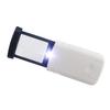 Loupe 4X avec 3 lumières LED - Microscope de poche pliable pour bijoux, lecture et loisirs créatifs (Lentille d'agrandissement portable éclairée, Lentille HD)