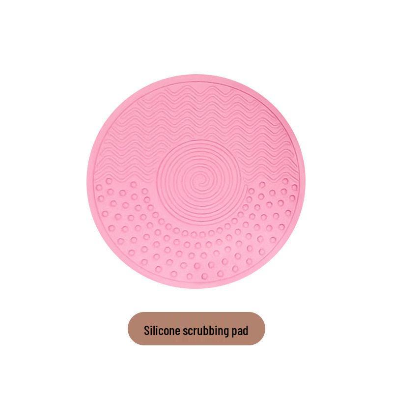 PAZT Heart-Shaped Makeup Brush & Puff Cleaning Soap - Peach Scent