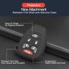 2 Peças Compatível com Chrysler Voyager Town & Country Dodge Caravan Grand Caravan Capa Protetora para Chaveiro Chaveiro Protetor Porta-Controle Remoto Keyless