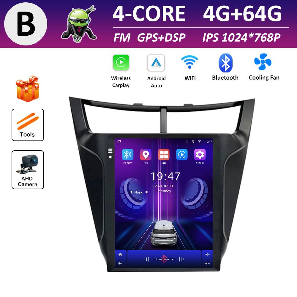 Cooling fan Wireless Carplay Car Video for Chevrolet Sail 3 2015 2016 2017 Radio Player DSP Stereo GPS Navigation Touch Screen