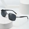 New Stylish Frameless Sunglasses For Men Outdoor Driving Fishing Shades Fashionable Casual Travel Accessories
