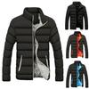 Men's Winter Zipper Warm Down Jacket Packable Light Coat