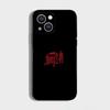 D-Disturbed Band Phone Case For iPhone 16,15,14,13,12,11 Plus,Pro Max,XS,X,XR,SE,Mini,8,7,Soft Silicone Black Cover