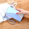 Women's Trendy Color Block Long Clutch Wallet, Large Capacity Zipper, 2020 Style