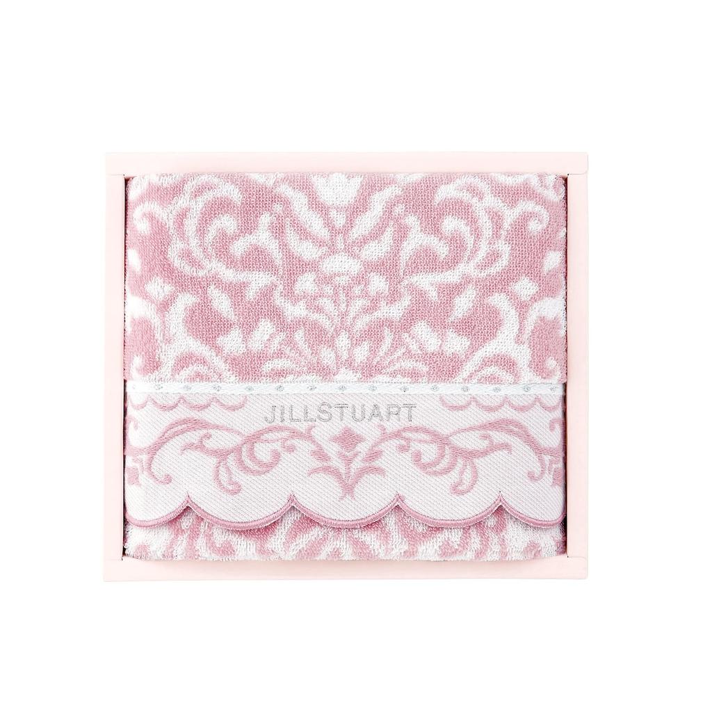 JILL STUART Bloom Ornament Towel 1 Bath Towel Scala Gift, Gift, Pink, Boxed, 58-3219300