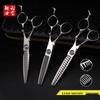 6-inch Hairdressing Barber Scissors Set: Flat, Styling, Texturizing, Thinning Scissors for Hair Salon and Hairstylist Use