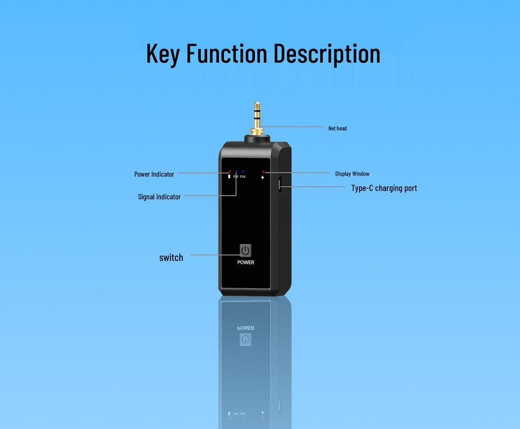 Reverb Universal Wireless Microphone: Home KTV, Outdoor, Stage, Live Broadcast, Professional 2.4G.