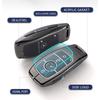 WDZIM1 Car Sticker Metal Car Remote Key Case Fob Cover Shell For Mercedes Benz AMG A C E S G Class GLC CLE CLA GLB GLS W177 W205 W213 W