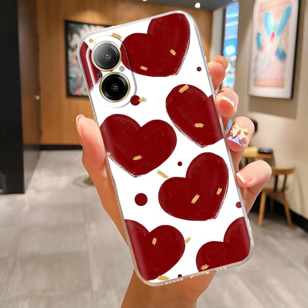 For Oppo Realme C67 4G Case Phone Case Pretty Butterfly Patterns Soft Slim TPU Clear Silicone Bumper For Realme C67 4G RealmeC67