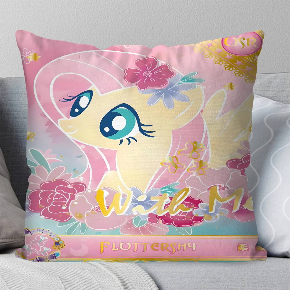 Anime My Little Pony   Pillow Case Square Pillow Bedroom Sofa Leisure Comfort Cushion Car Living Room Home Decoration