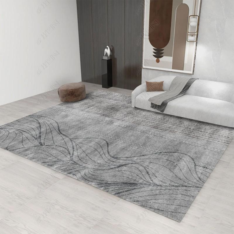 Home Printed Sofa Carpet Geometric Rectangular Nordic Printed Carpet Minimalist Carpet