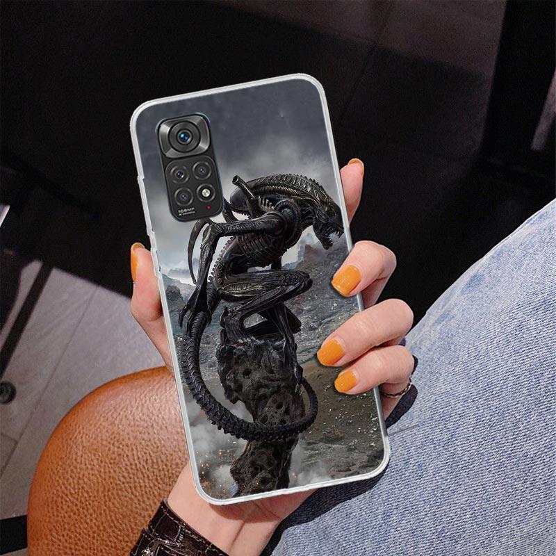 Alien Vs Predator Painted Phone Case For Xiaomi Redmi Note 15 14 13 12S 12 11 Pro Plus 14S 11S 11E 10 10S 11T 5G Personalized Co