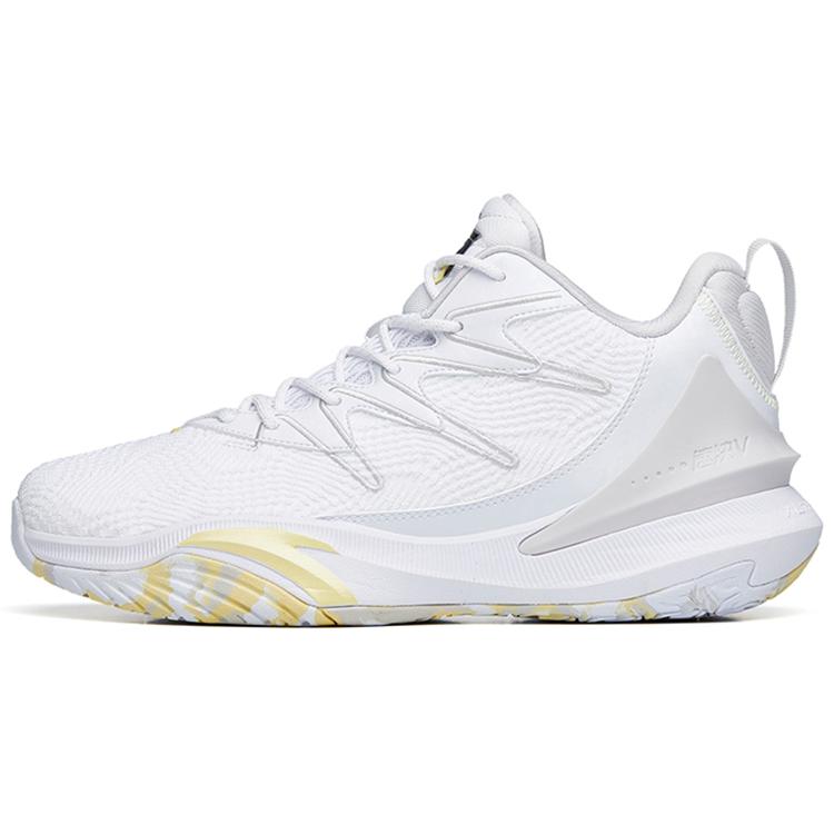 

Новые баскетбольные кроссовки ANTA The Dagger 5 Мужские Низкие ANTA Белый/Светло-серебристо-серый/Цвет рисового шелка 112221625S-2 42.5