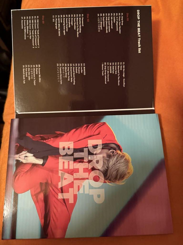 [USED] Unplayed SHINee Taemin DROP THE BEAT Master DVD 3-Disc Set
