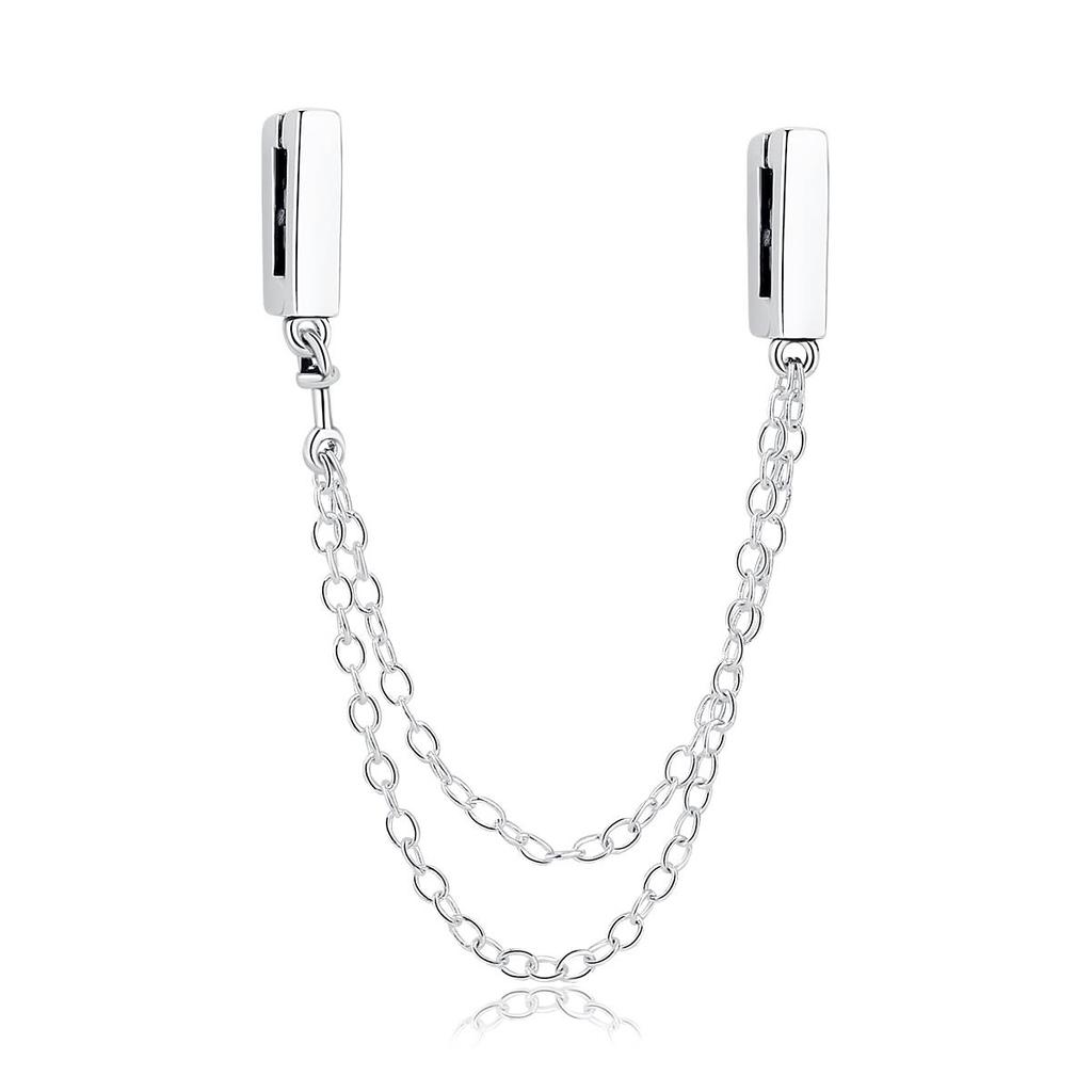 925 Sterling Silver Charms Beads Original Reflections Clip Heart Clover Crown Charm Fit Pan Brand Bracelets Jewelry For Women