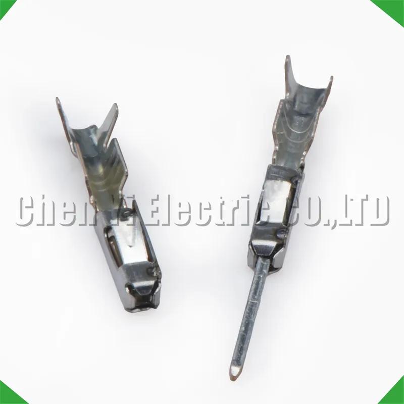 50 Pcs 0.64 mm Male Female wire Crimp P For 963715-1 963716-1 Sheath Automotive Connectors Wire harness Plug