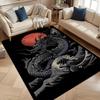 Magic Dragon Floor Mat for Youth Room Suitable for Gaming Carpet Dragon Theme Decoration Bedroom Dormitory Living Room Carpet
