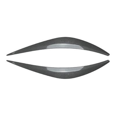 Applicable To Infiniti Q50 2014 + Automotive Carbon Fiber Pattern Headlight Light Eyebrow Car Sticker Exterior Accessories