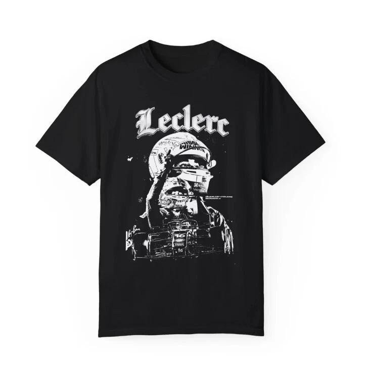 F1 Charles Leclerc Grunge Vintage Style Unisex T-shirt M