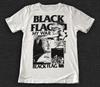 BLACK FLAG Band Rock 'n' Roll Schwere Baumwolle Weiß S-5XL T-Shirt EN788 Unisex T-Shirt