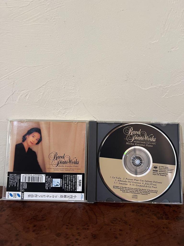 [USED] CD with obi. Michie Koyama / Ravel Piano Works SRCR-9503 Sony
