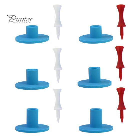 Zestaw uchwytów na tee do golfa z gumy Core Design Golf Nails Training Driving Range Tee Stable Golf Holder dla entuzjastów golfa