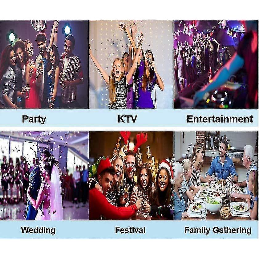 2 Pcs Colorful Rotating Magic Ball Light, Party Lights Disco Ball With Sockets Led Rgb Strobe Stage Light For Party