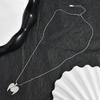 Open and Close Love Necklace for Women, Fashionable and Versatile Exquisite Accessories Gifts