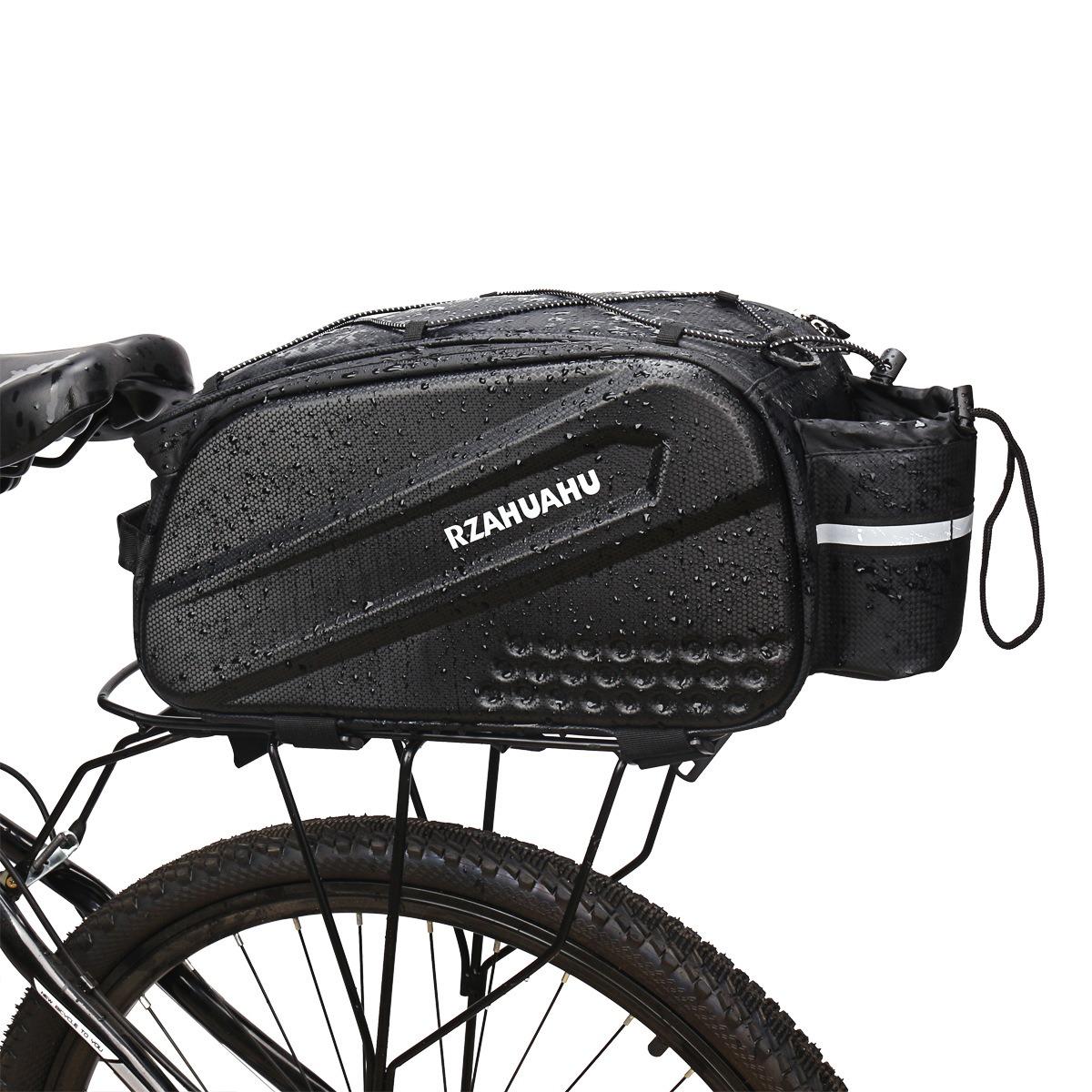Waterproof Large Capacity Bike Seat Bag Universal Cycling Luggage Accessories чёрный