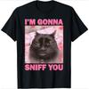 Abstract Cat Black TShirt Fashion Letter Animals Womens Casual Oversize ShortSleeved Daily Versatile Basic Crew Neck Top