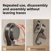 Carbon Steel Suction Wall Mounted Towel Rack With Single Layer Design For Home