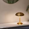 3-Color Lights Mushroom Table Lamp Touch Control Stepless Dimmable Metal Bedside Lamp Detachable Non-slip Bottom LED Desk Light