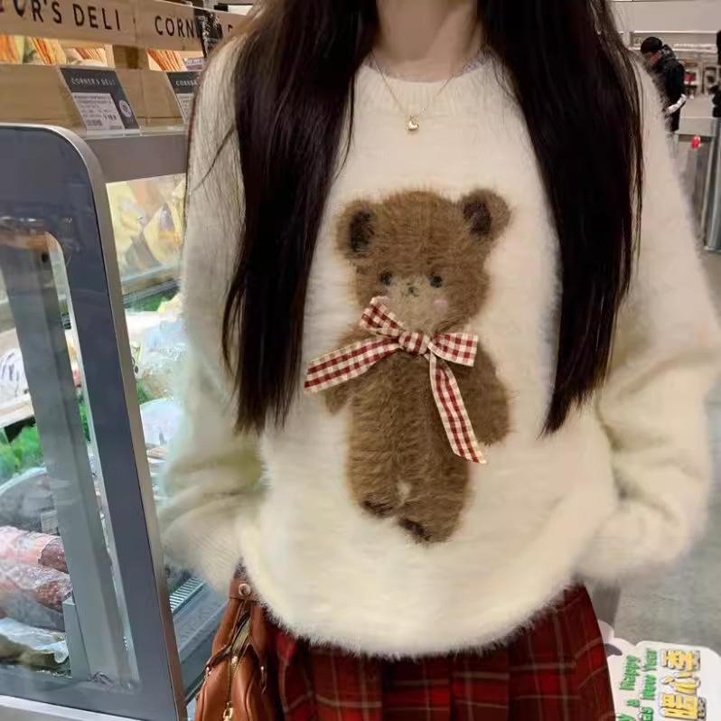 Autumn Winter Womenswear Niche Fall Loose Sweater Knit Lazy Style Fashion Premium Crochet