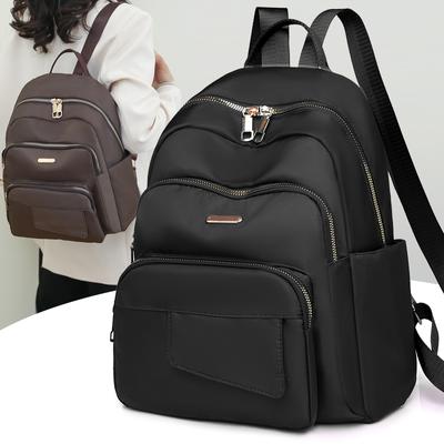 Multifunctional Nylon Backpack Women Simplicity Leisure Backpacks Fashion Travel Large Capacity Shoulder Bag Women New Schoolbag