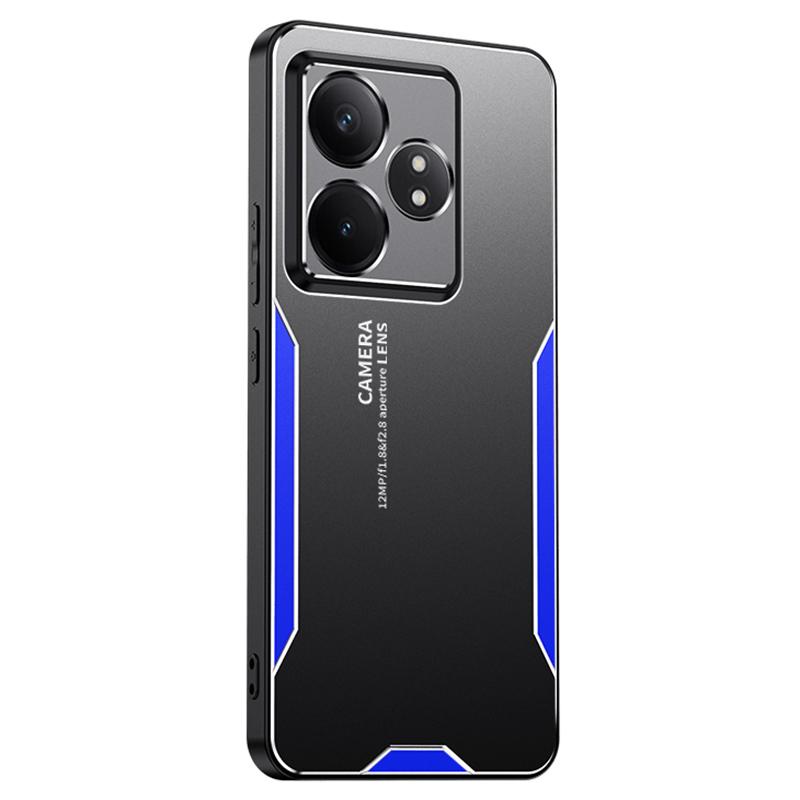 For Realme GT Neo6 SE 5G Case Aluminum Alloy+PC+TPU Anti-drop Mobile Phone Cover