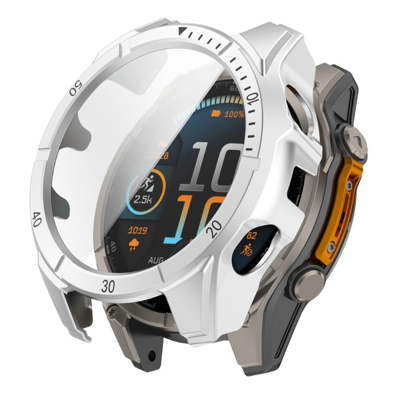 Smartwatch Shell Guard Cover PC Glass Case For 8 51/47/43mm Screen Protector Frame Shell Safe, Quick To Attach & Detach