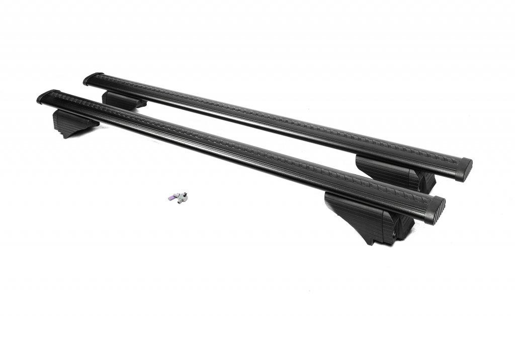 Jumpers for Built-in Rails Under the Key Wizard V2 (2 Pcs) 115cm, Black for Dacia Lodgy 2012-2022