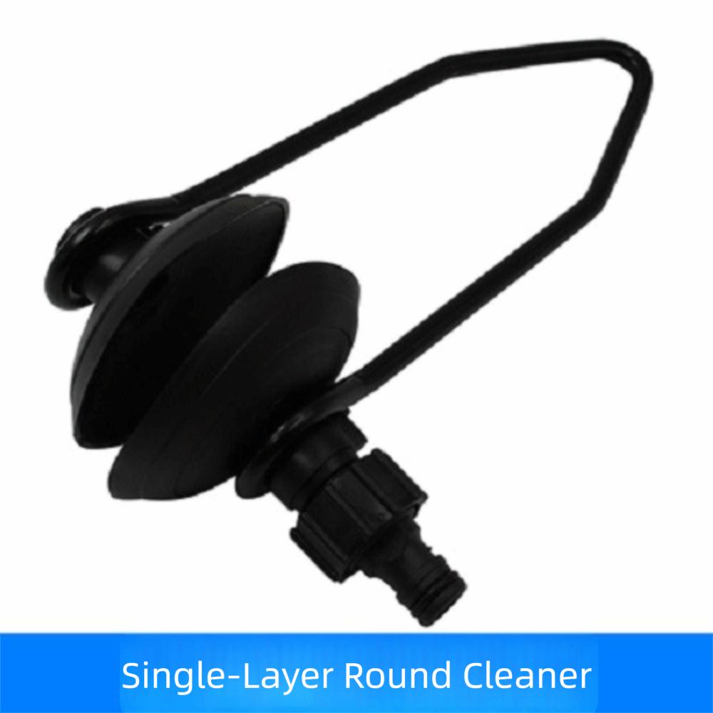 Round Ear Cups Outboard Motor Water Flusher Dual Water Feed Boat Ear Muff  Boat Maintenance