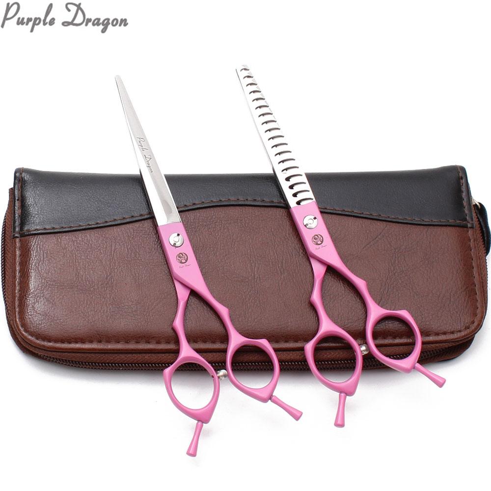 

Z9029 7 дюймов; Фиолетовый дракон 440C розовый цвет прямые ножницы филировочные ножницы ножницы для собак профессиональные ножницы для груминга ножницы для домашних животных
