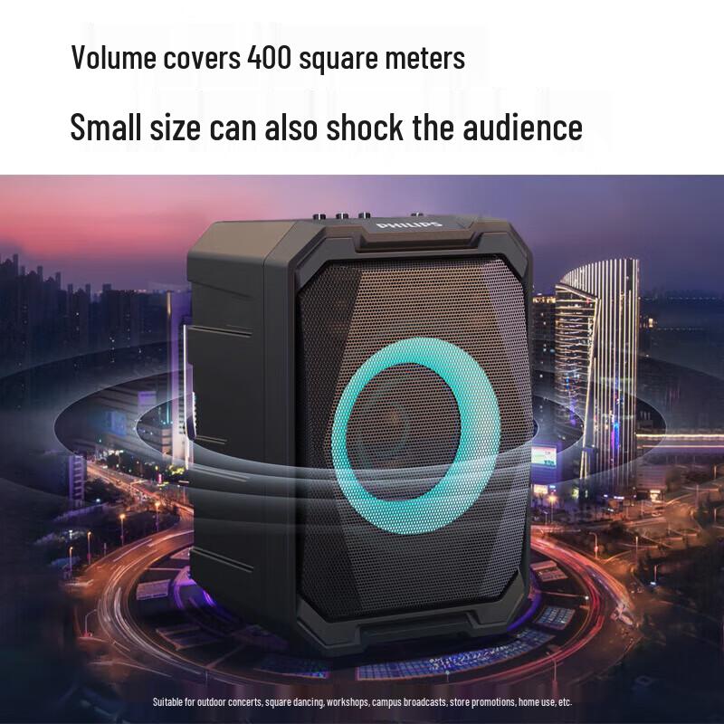Philips SD308 Portable Bluetooth Karaoke Speaker CN plug (adapter included)