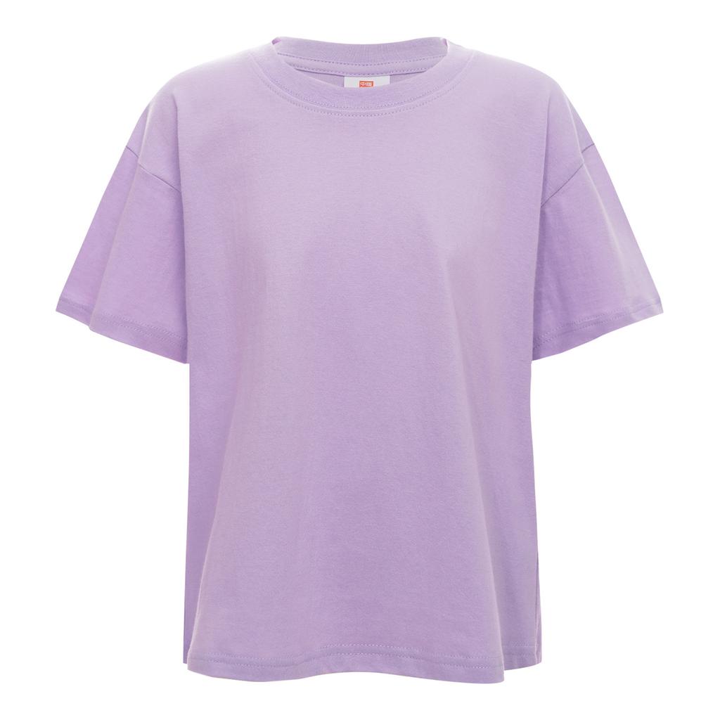 T-shirt Casual Unisex in Cotone a Manica Corta, Ampia, Traspirante, Girocollo, per Bambini e Bambine