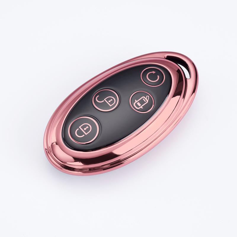 

BYD Song MAX Key Case: Elegant Qin Yuan New Energy Key Bag for Women, S7 Song Keychain Classic Shell