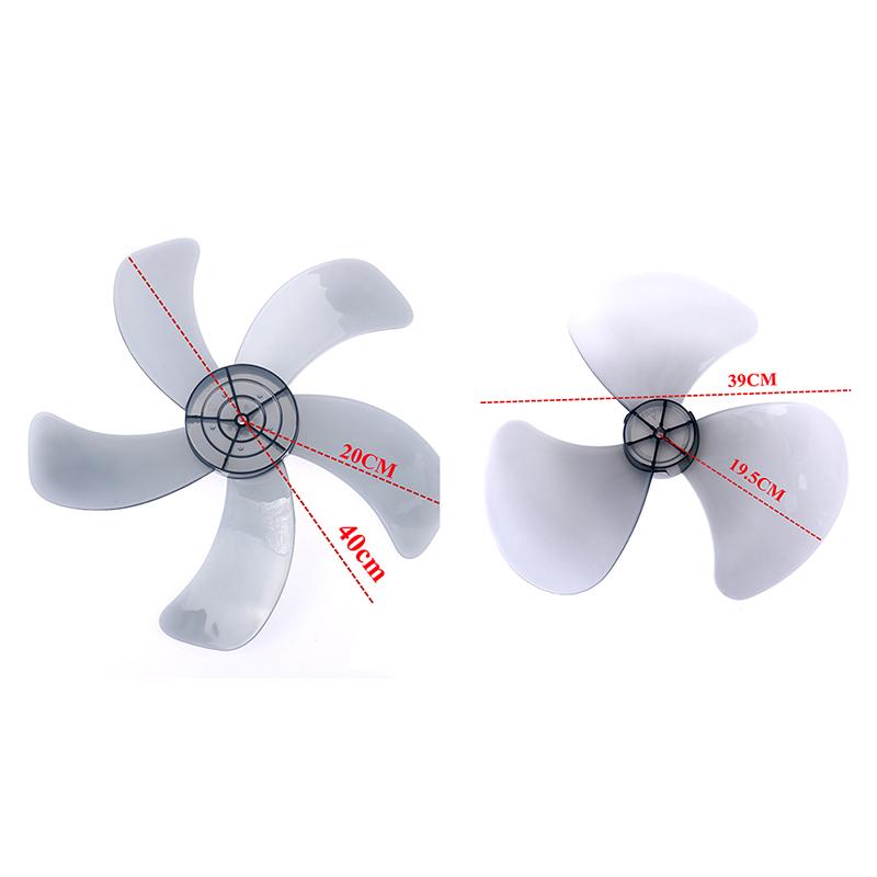 16" tre/fem blad hushållsfläktblad med mutterskydd för stående fläkt