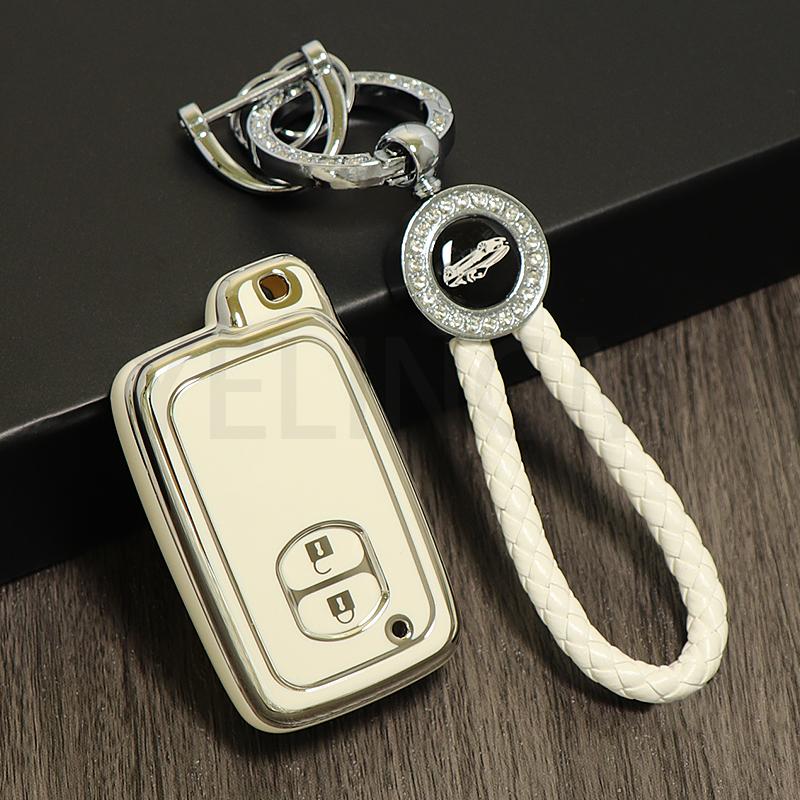 TPU Car Key Case Cover For Toyota Camry  Kluger Mark X Subaru Foreste XV Crown Majesta Highlander Land Cruiser Prado Protector