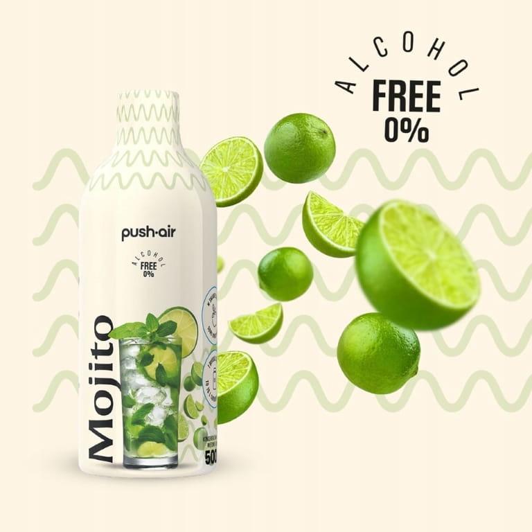Mojito soda fountain syrup 500ml, mint and lime refreshment without alcohol