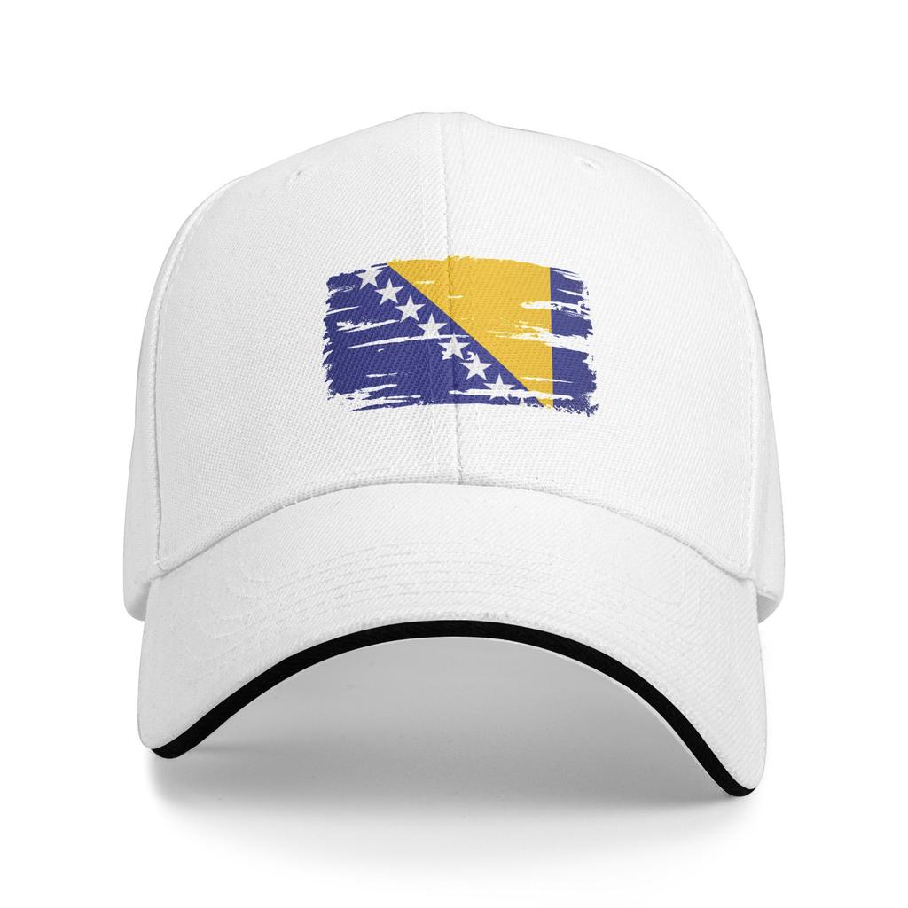 Bosnia Flag Symbol Casual Baseball Cap Outdoor Sport Hip Hop Hats Summer Hot Sale Unisex Unisex Vintage Baseball Caps