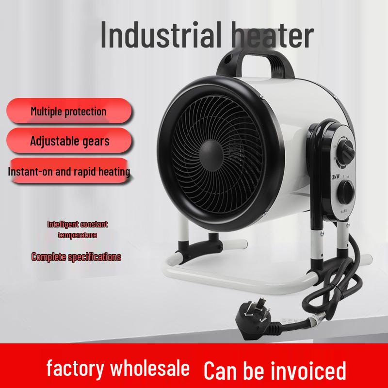 High-Power Electric Heater Fan for Quick Heating in Bathrooms